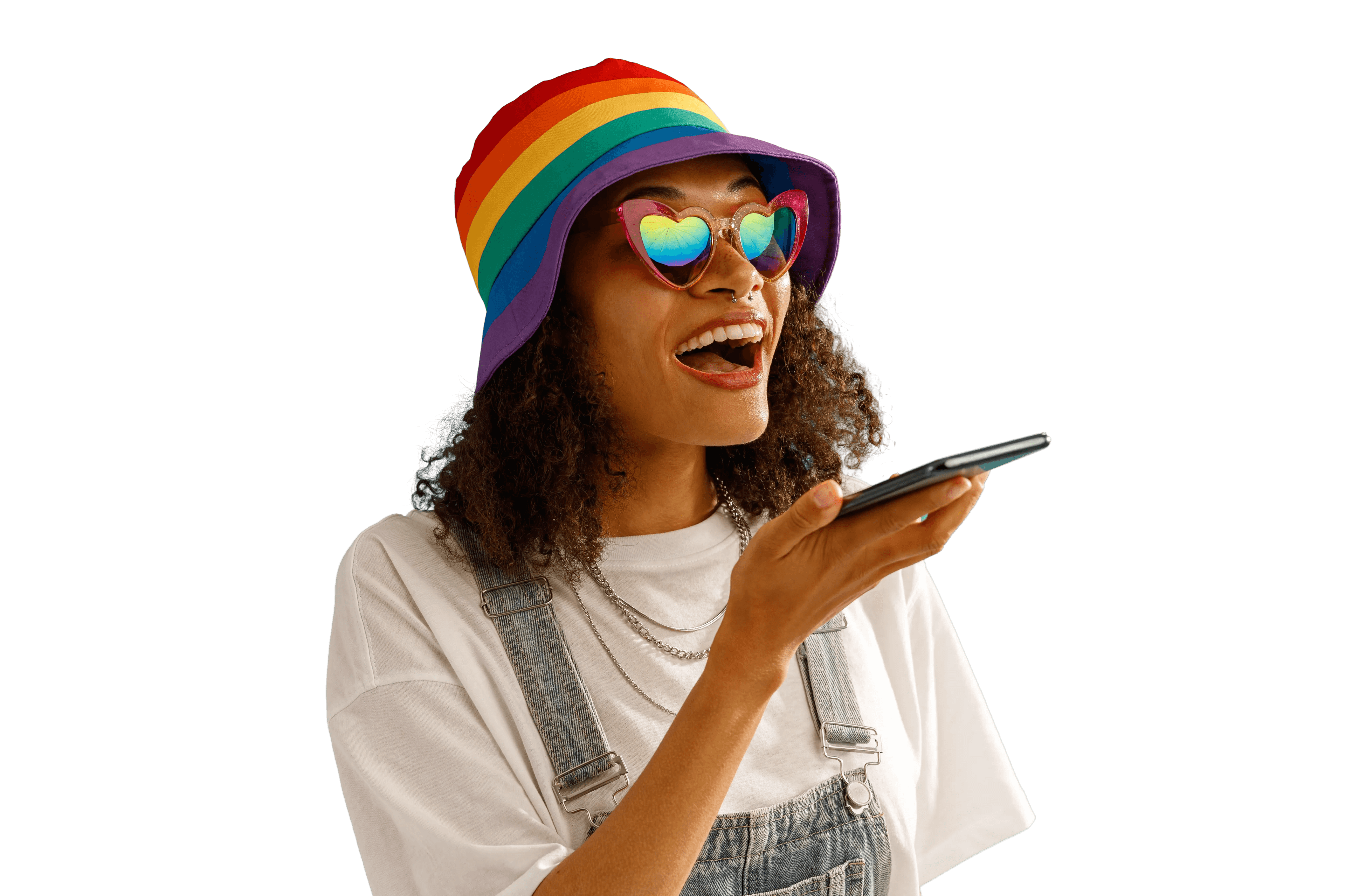 Young woman talking on phone